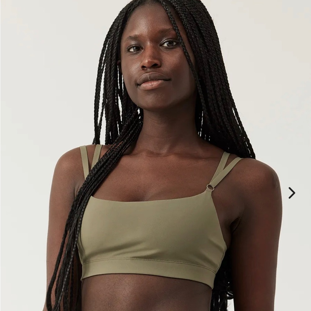 Outdoor Voices SuperForm™ Double Strap Bra S Tea Tree